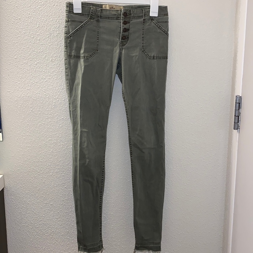 Army Green Skinny Jeans